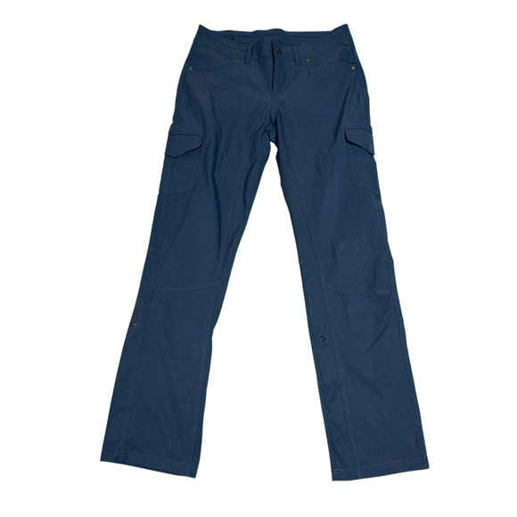 Kuhl Pants - Kuhl Womens Size 8 Reg Blue Cargo Pants Hiking Outdoor